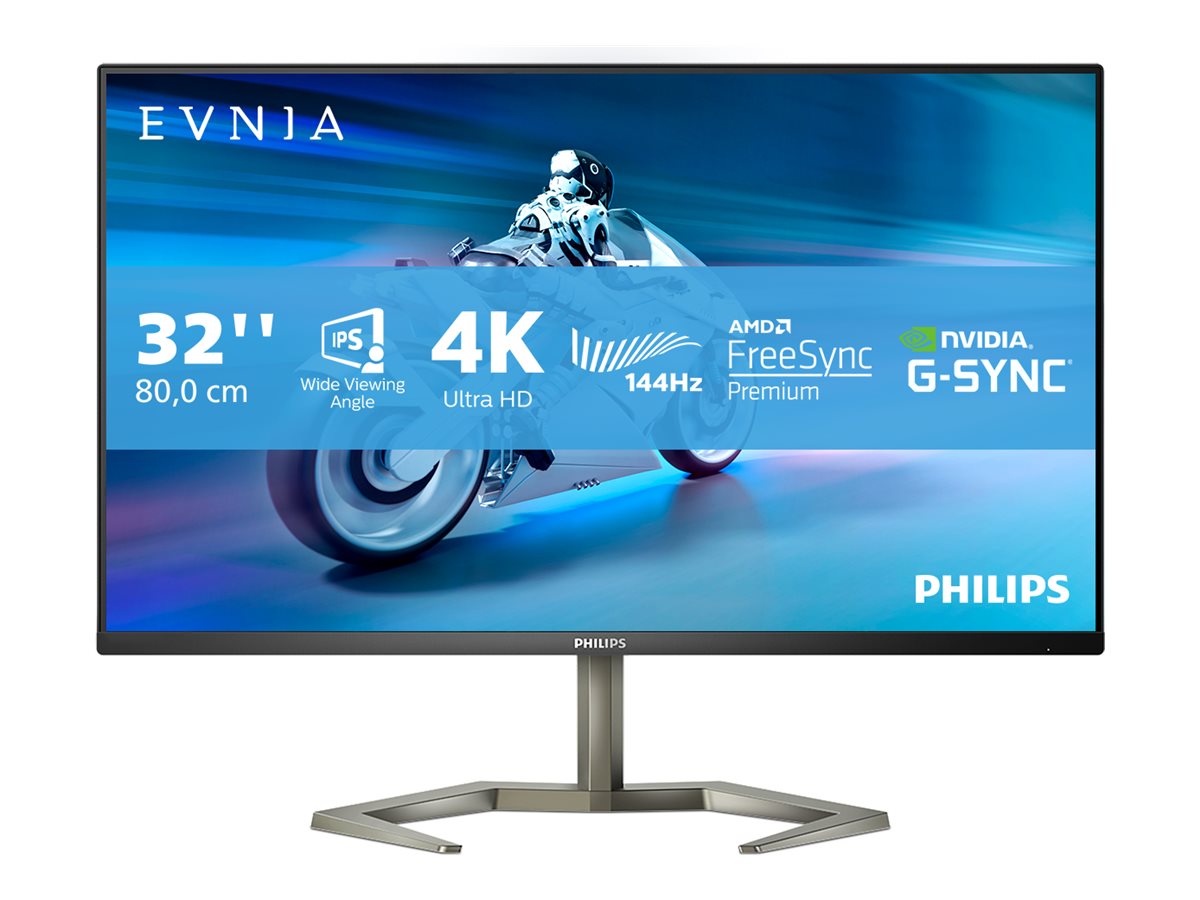 Philips | Gaming Monitor | 32M1N5800A/00 | 31.5 " | IPS | UHD | 16:9 | 144 Hz | 1 ms | 3840 x 2160 | 500 cd/m² | HDMI ports quantity 2 | Black