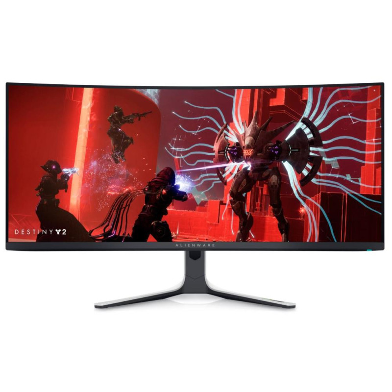 LCD Monitor, DELL, AW3423DW, 34", Gaming/Curved/21 : 9, 3440x1440, 21:9, 175Hz, 0.1 ms, Swivel, Height adjustable, Tilt, 210-BD