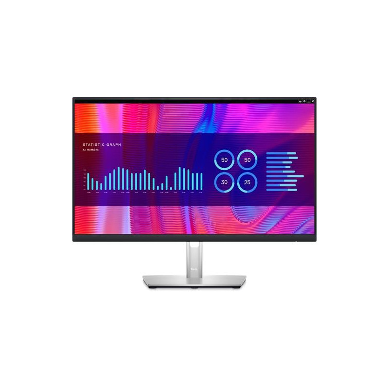 LCD Monitor, DELL, P2423DE, 23.8", Business, Panel IPS, 2560x1440, 60Hz, Matte, 8 ms, Swivel, Pivot, Height adjustable, Tilt, C