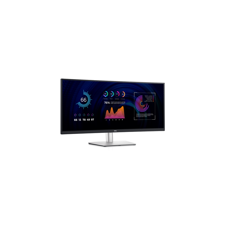 Dell | Monitor | P3424WE | 34 " | IPS | 21:9 | 60 Hz | 5 ms | 300 cd/m | HDMI ports quantity 1 | Black