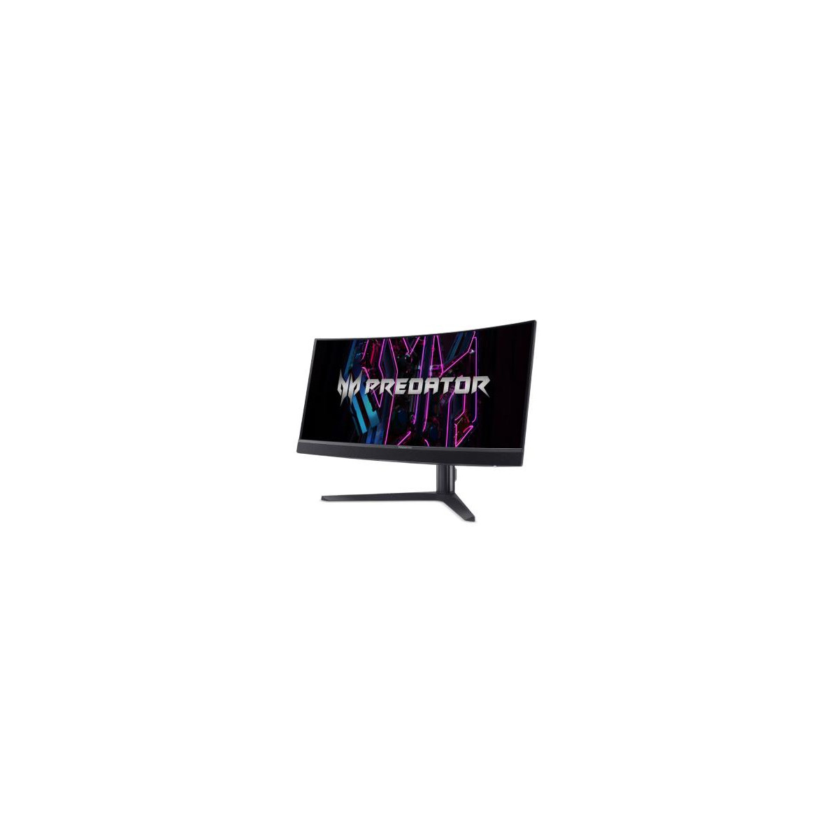 LCD Monitor, ACER, Predator X34Vbmiiphuzx, 34", Gaming/Curved/21 : 9, Panel OLED, 3440x1440, 21:9, 0.1 ms, Speakers, Swivel, He