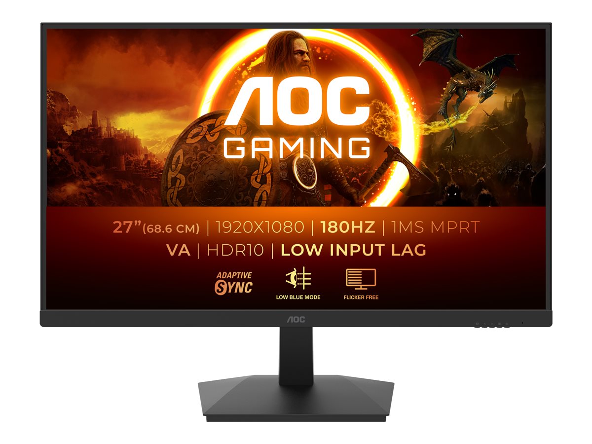 AOC 27G15N2 | 27 " | VA | FHD | 16:9 | 180 Hz | 1 ms | 1920 x 1080 pixels | 300 cd/m² | HDMI ports quantity 1 | Warranty 36 month(s)