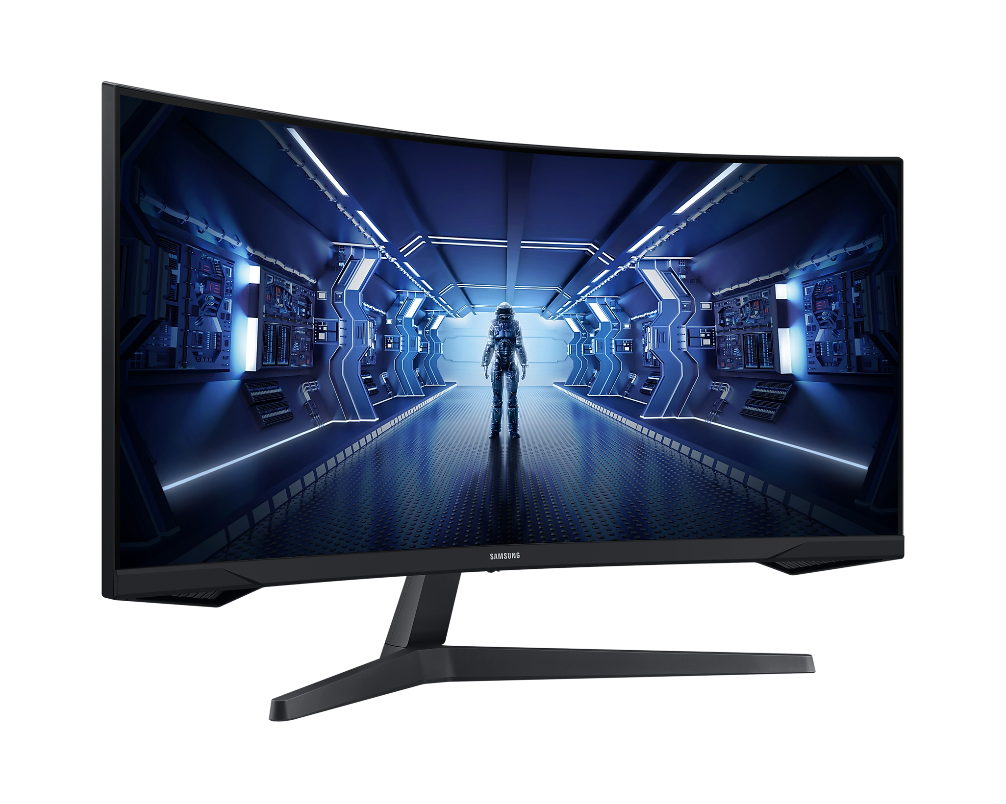 Samsung | Curved Monitor | LC34G55TWWPXEN | 34 " | VA | UWQHD | 21:9 | 165 Hz | 1 ms | 3440 x 1440 | 250 cd/m² | HDMI ports quantity 1 | Black | Warranty 24 month(s)