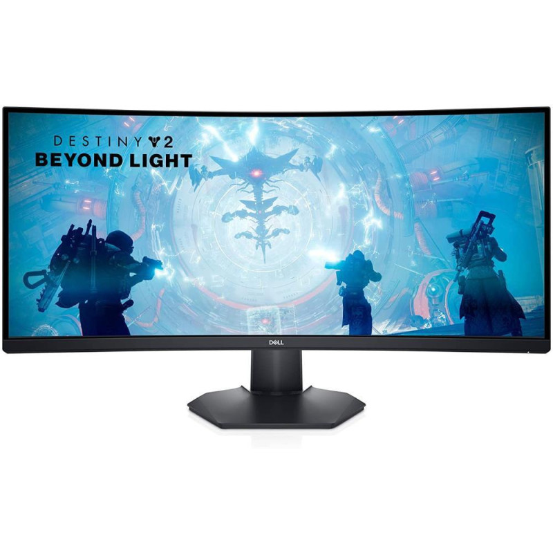 LCD Monitor, DELL, S3422DWG, 34", Gaming/Curved/21 : 9, Panel VA, 3440x1440, 21:9, 2 ms, Height adjustable, Tilt, 210-AZZE