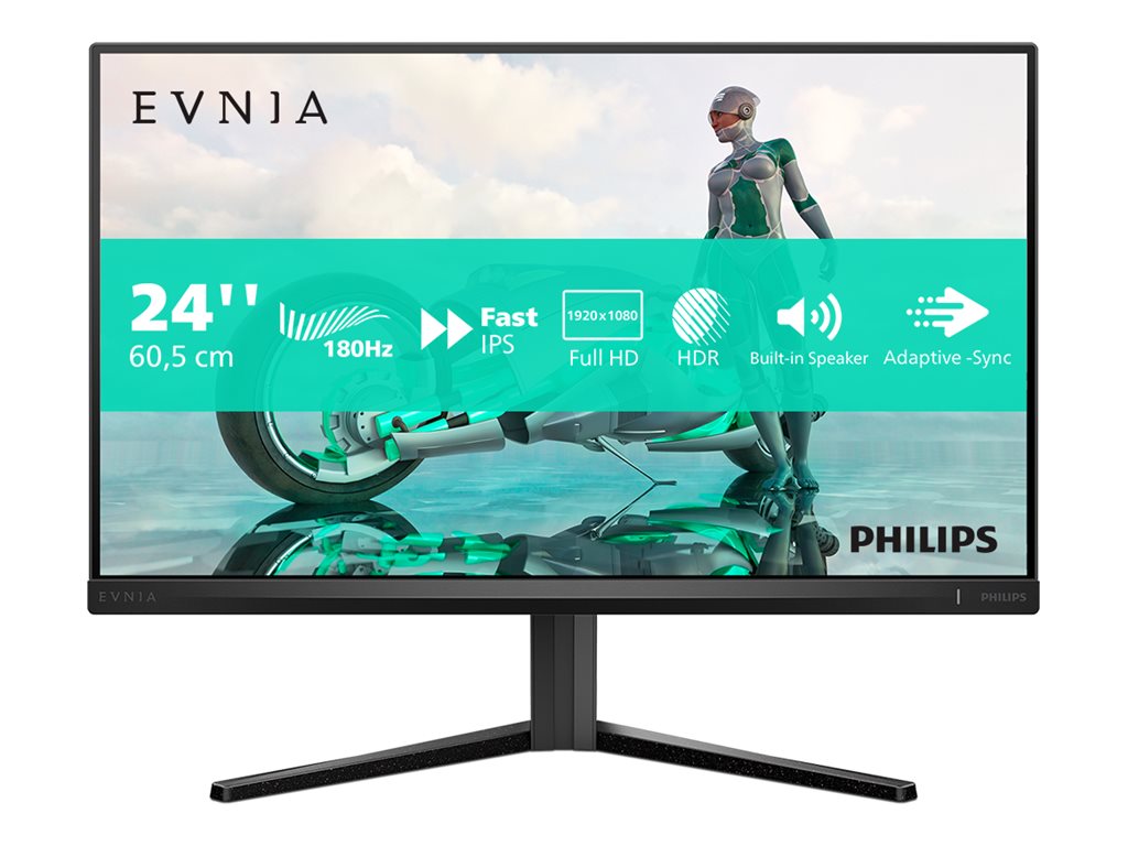 Philips 24M2N3200S/00 | 24 " | IPS | 16:9 | 180 Hz | 1 ms | 1920 x 1080 pixels | 300 cd/m² | HDMI ports quantity 2 | Warranty 36 month(s)