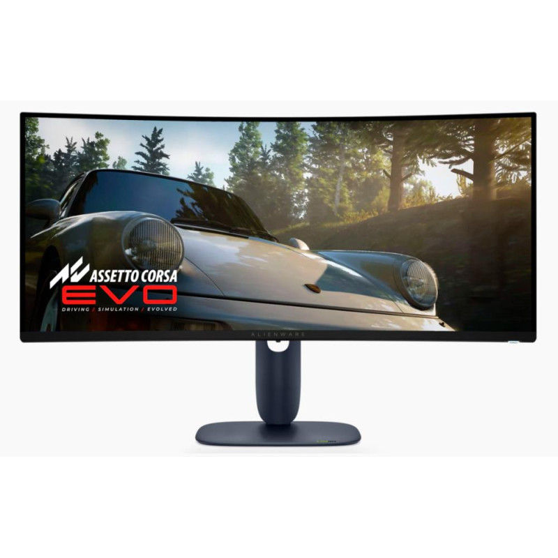 Monitor, DELL, AW3425DW, 34", Gaming/Curved/Smart/21 : 9, Swivel, Height adjustable, Tilt, Panel OLED, 3440x1440, 21:9, 240 Hz,