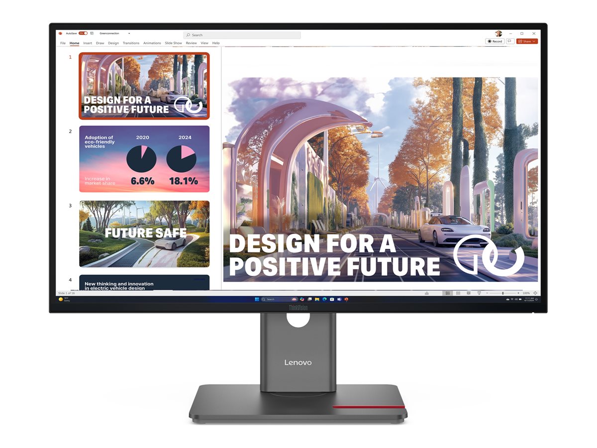 Lenovo ThinkVision P27QD-40 | 27 " | IPS | 16:9 | 120 Hz | 4 ms | 2560 x 1440 pixels | 350 cd/m² | HDMI ports quantity 1 | Raven Black | Warranty 36 month(s)