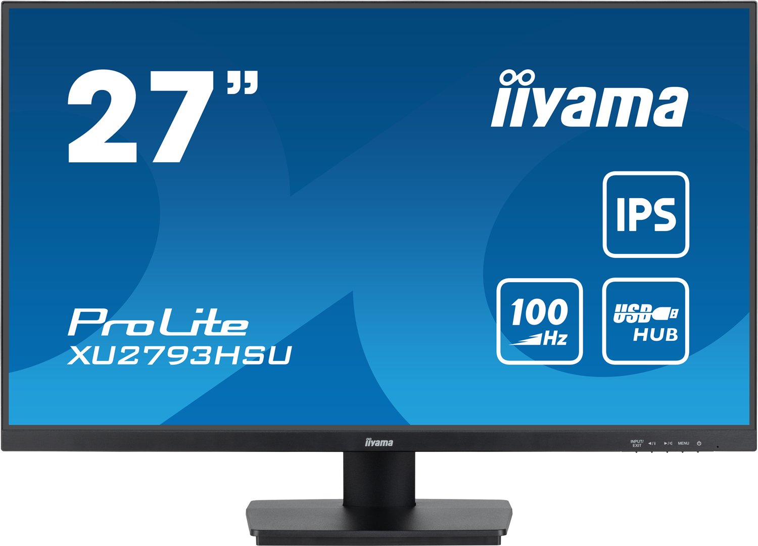 iiyama ProLite kompiuterio monitorius 68,6 cm (27") 1920 x 1080 pikseliai „Full HD“ LED Juoda