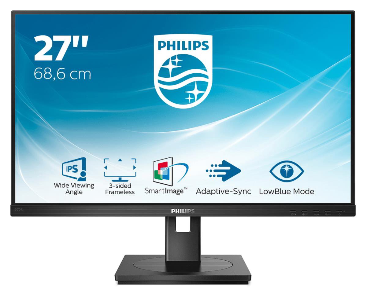 Monitorius Philips  LCD Monitor  272S1AE/00  27 "  IPS  FHD  16:9  75 Hz  4 ms  1920 x 1080