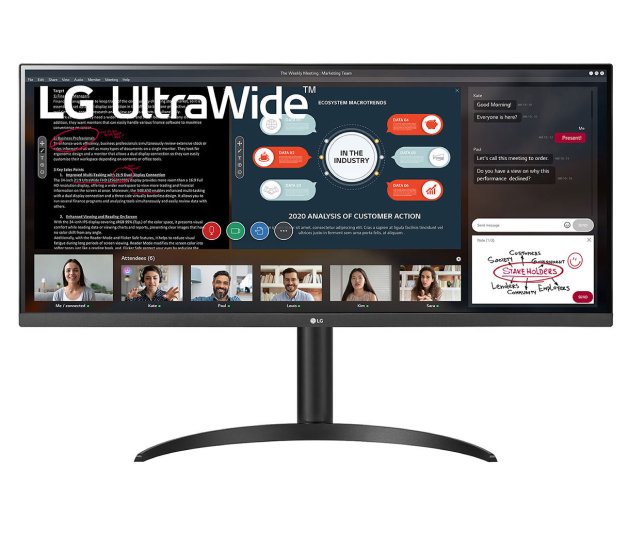 Monitorius LG UltraWide 34" Full HD IPS 34WP550-B