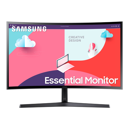 Monitorius SAMSUNG Curved Monitor 24", LS24C366EAUXEN