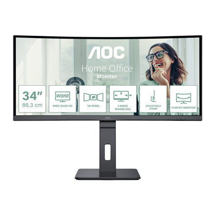 Monitorius AOC CU34P3CV