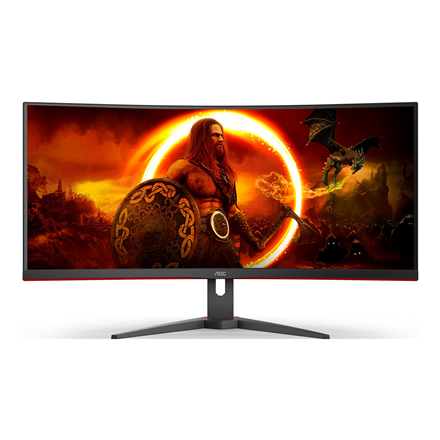 Monitorius AOC  Monitor  CU34G2XE/BK  34 "  VA  21:9  144 Hz  1 ms  3440 x 1440 pixels  300