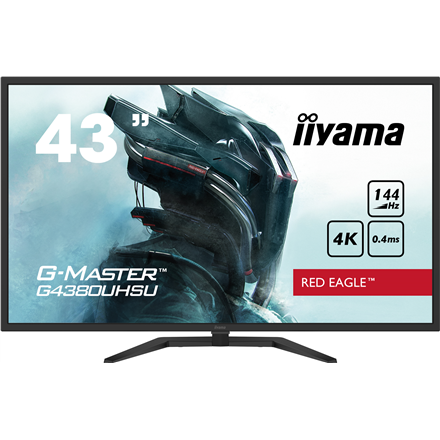 Monitorius Iiyama Red Eagle Gaming Monitor G-Master G4380UHSU-B1 42.5 ", VA, 3840 x 2160 pixels, 16: