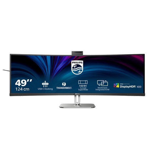 Philips 49B2U6903CH/00 kompiuterio monitorius 124,5 cm (49") 5120 x 1440 pikseliai Dual QHD LCD