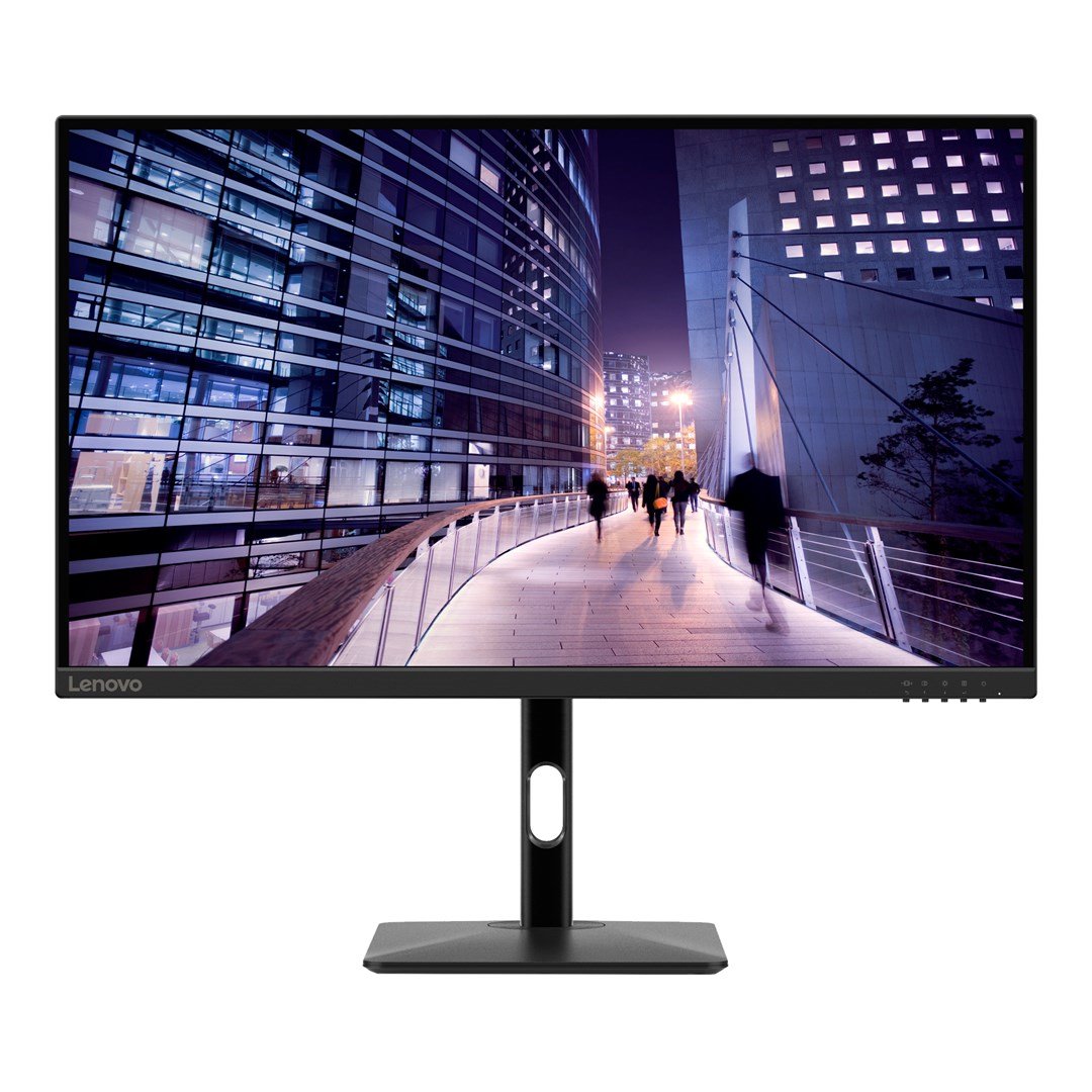 Lenovo N27p WLED display 68,6 cm (27") 3840 x 2160 pikseliai 4K Ultra HD Juoda