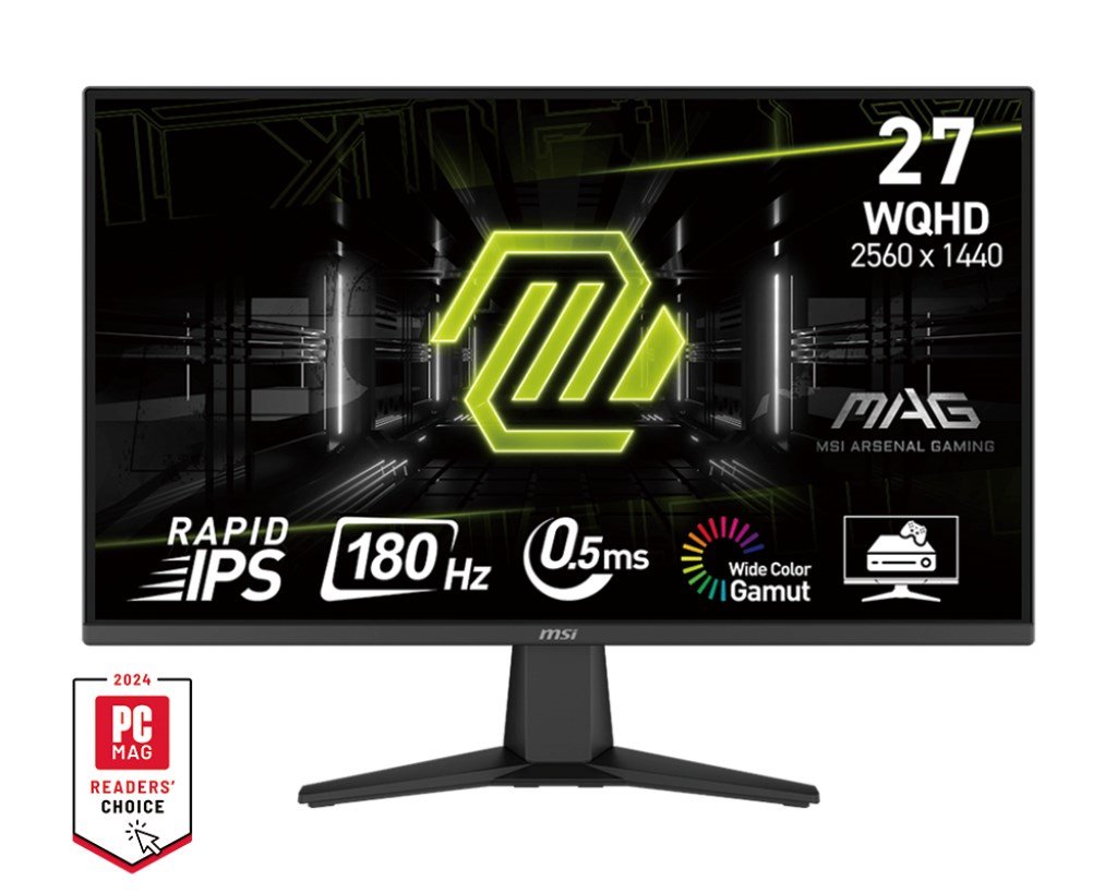 Monitorius MSI MAG 27CQ6F,juodas