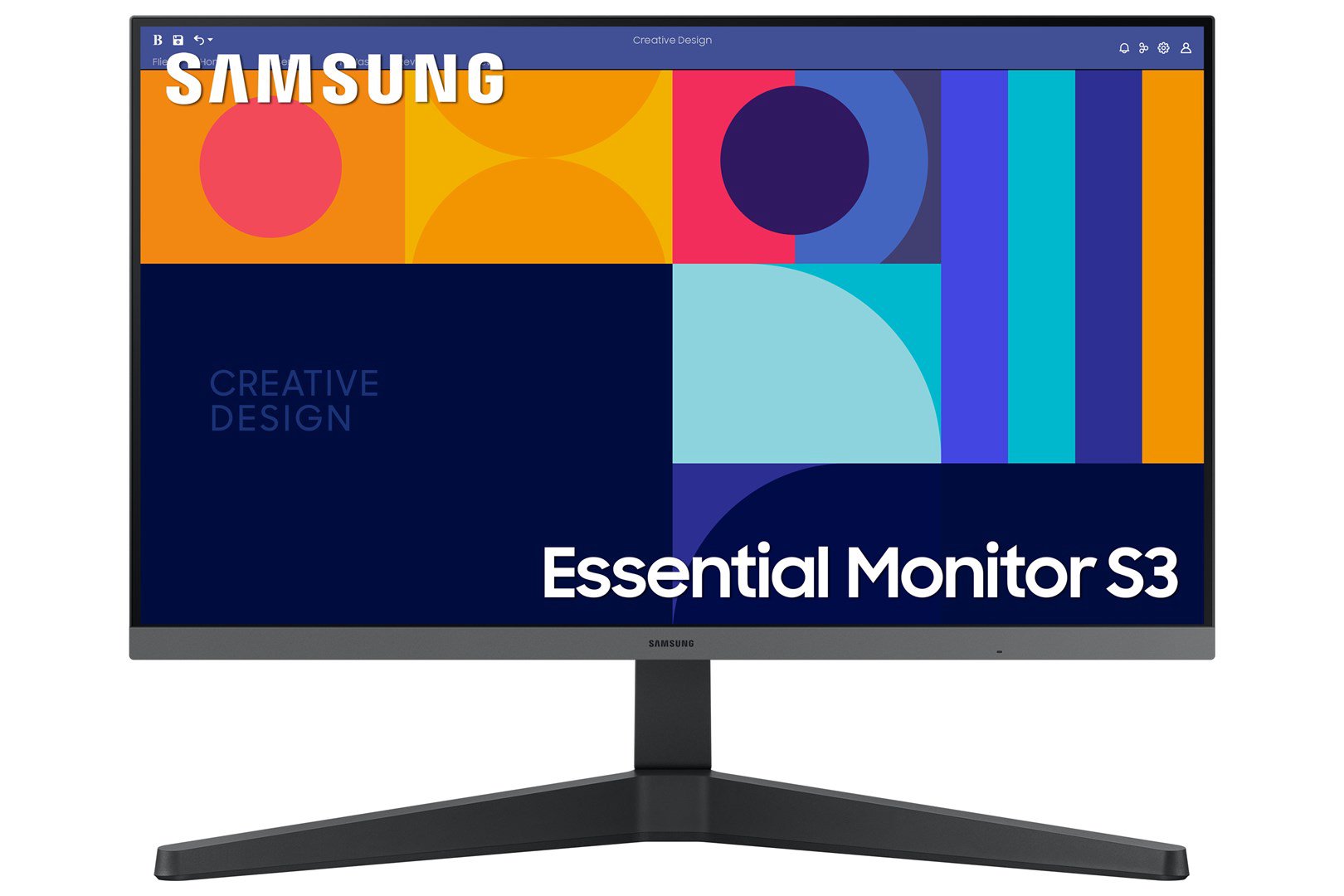 Samsung S33GC LED display 61 cm (24") 1920 x 1080 pikseliai „Full HD“ Juoda