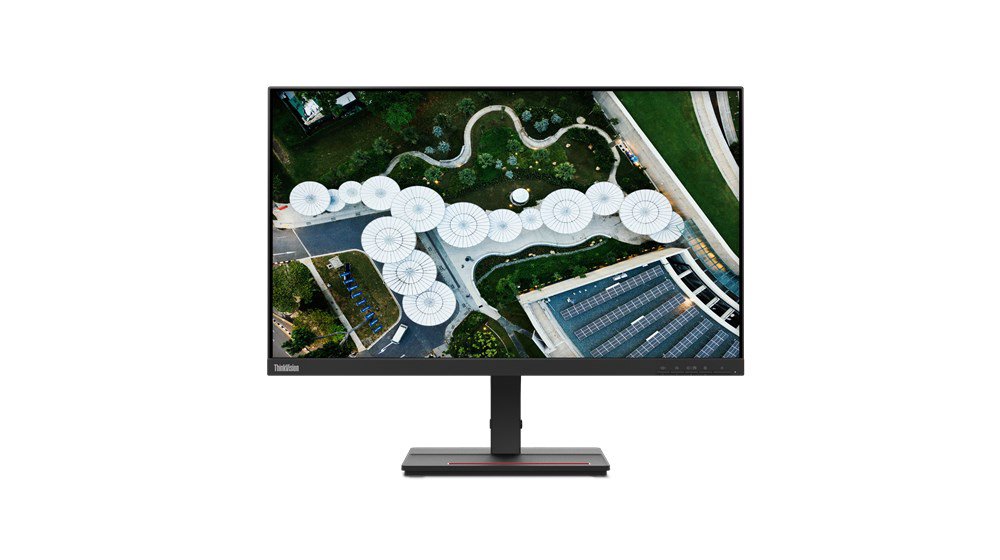 Lenovo ThinkVision S24e-20 LED display 60,5 cm (23.8") 1920 x 1080 pikseliai „Full HD“ Juoda