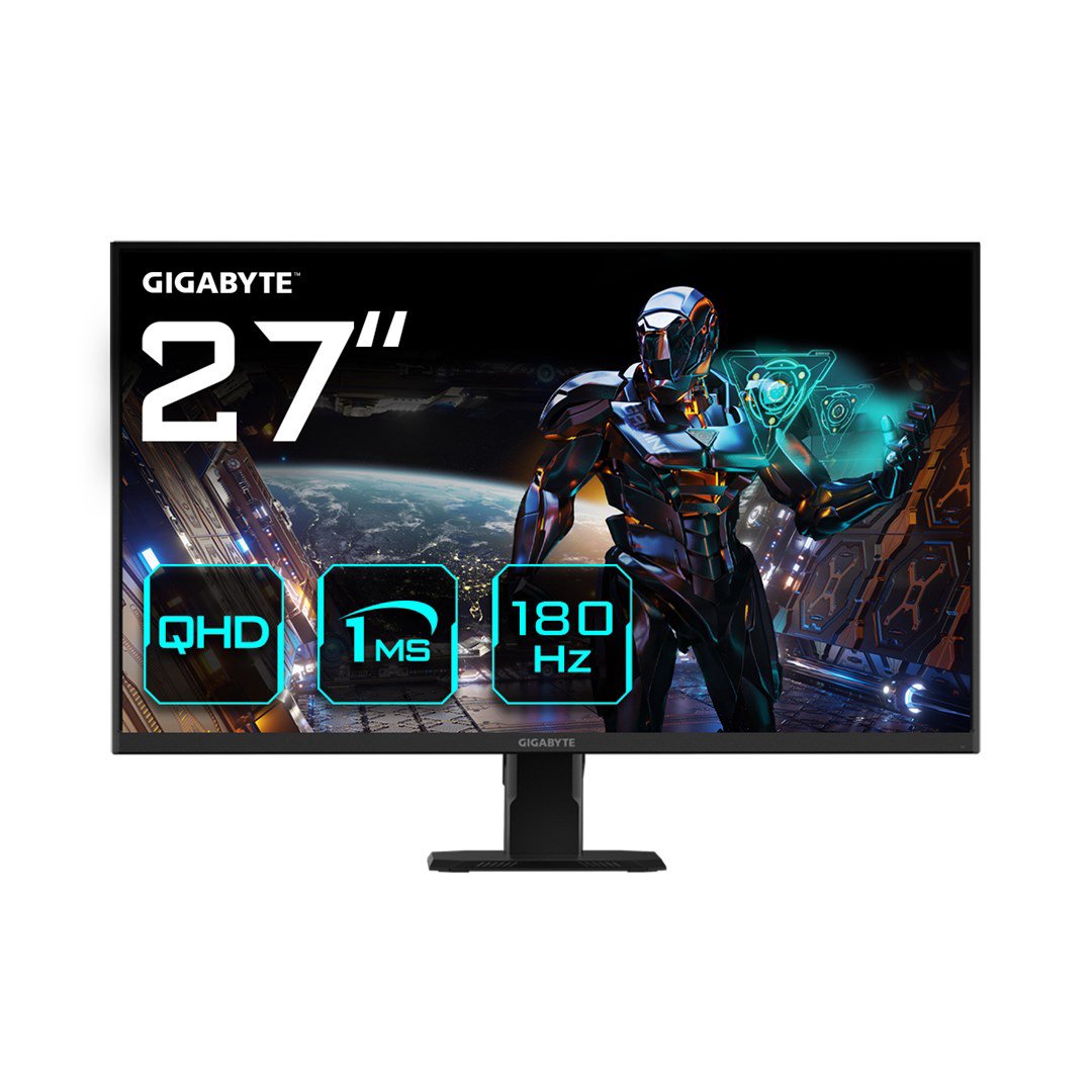 GIGABYTE GS27QA kompiuterio monitorius 68,6 cm (27") 2560 x 1440 pikseliai Quad HD LCD Juoda