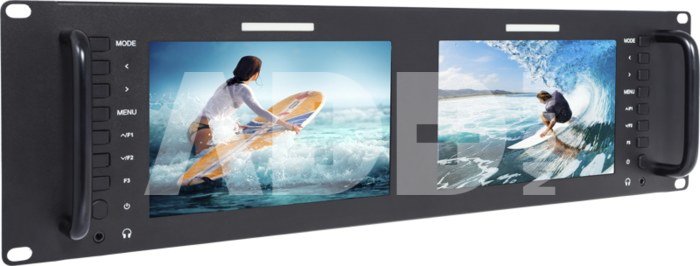 SEETEC MONITOR D71-H (DUAL 7" 3RU)2*7 INCH