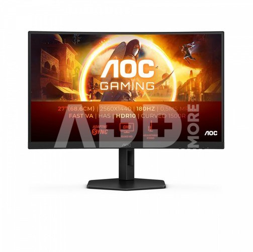 AOC Gaming CQ27G4X 27", 2560x1440/1ms/300cd/m², HDMI, DisplayPort, Headphone Out