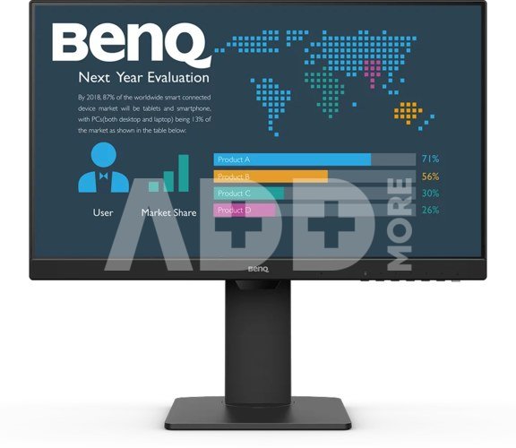 Benq BL2486TC | 23.8 " | IPS | 16:9 | 100 Hz | 5 ms | 1920 x 1080 pixels | 250 cd/m² | HDMI ports quantity 1 | Black | Warranty 36 month(s)