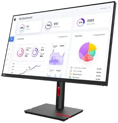 Lenovo ThinkVision T32p-30 31.5 3840x2160/16:9/350nits/DP/HDMI/USB-C/Black/3y Warranty