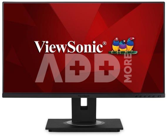 LCD Monitor|VIEWSONIC|VG2456|24"|Panel IPS|1920x1080|16:9|Matte|15 ms|Speakers|Swivel|Pivot|Height adjustable|Tilt|Colour Black|VG2456
