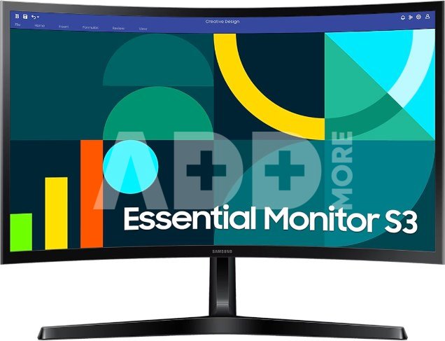 Samsung LS24D366GAUXEN 24" VA Curved Monitor 1920x1080/16:9/250cd/m2/4ms HDMI, DP | Samsung