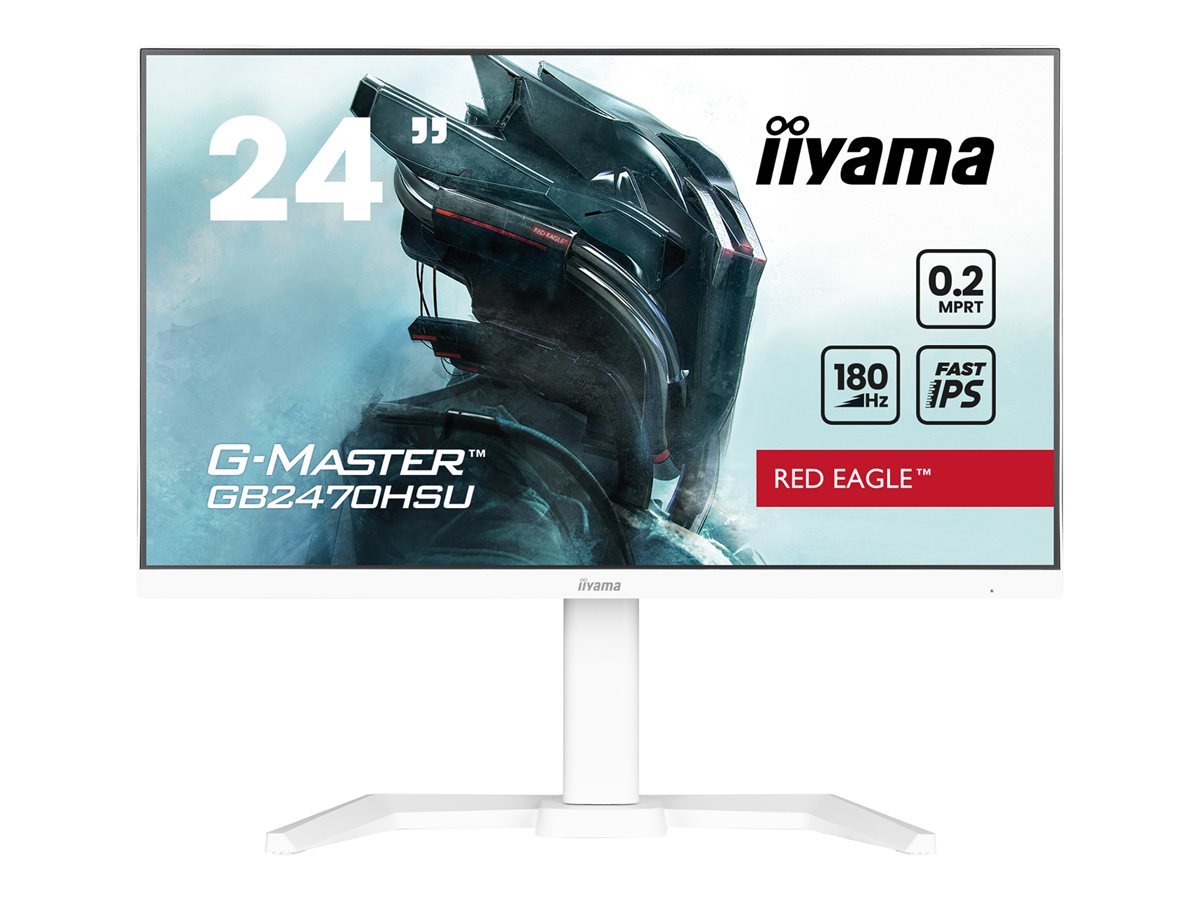 IIYAMA GB2470HSU-W6 24inch IPS Gaming FHD 180Hz 1100:1 300cd/m2 0.2ms HDMI DP USB