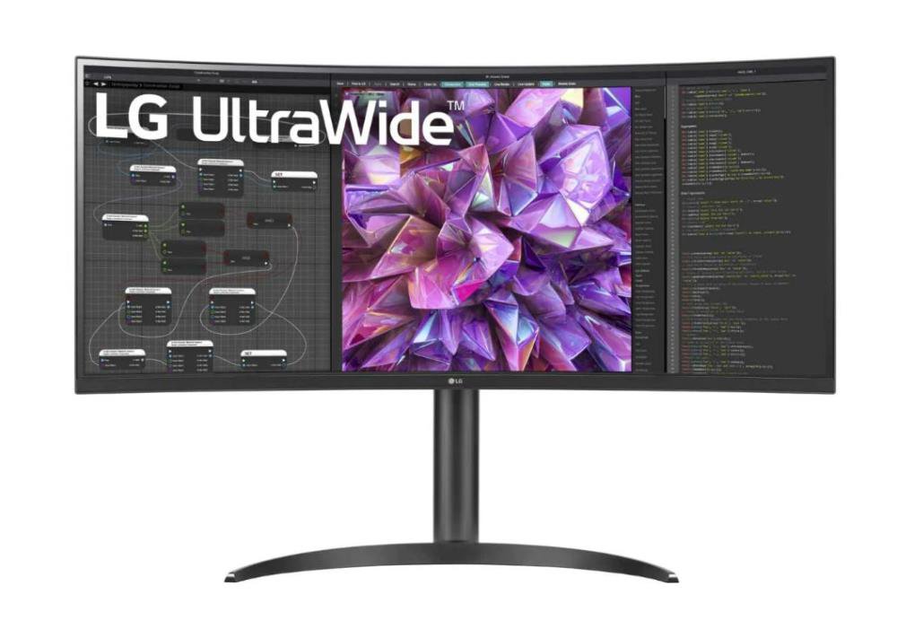 Monitorius LG 34WQ75C-B, Black