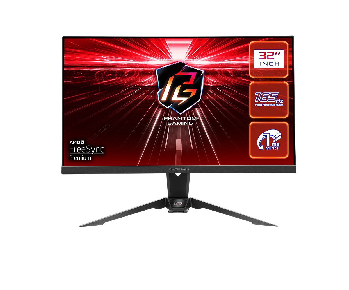 Monitorius ASRock  PG32QF2B  31.5 "  VA  16:9  165 Hz  1 ms  2560 x 1440 pixels  550 cd/m²