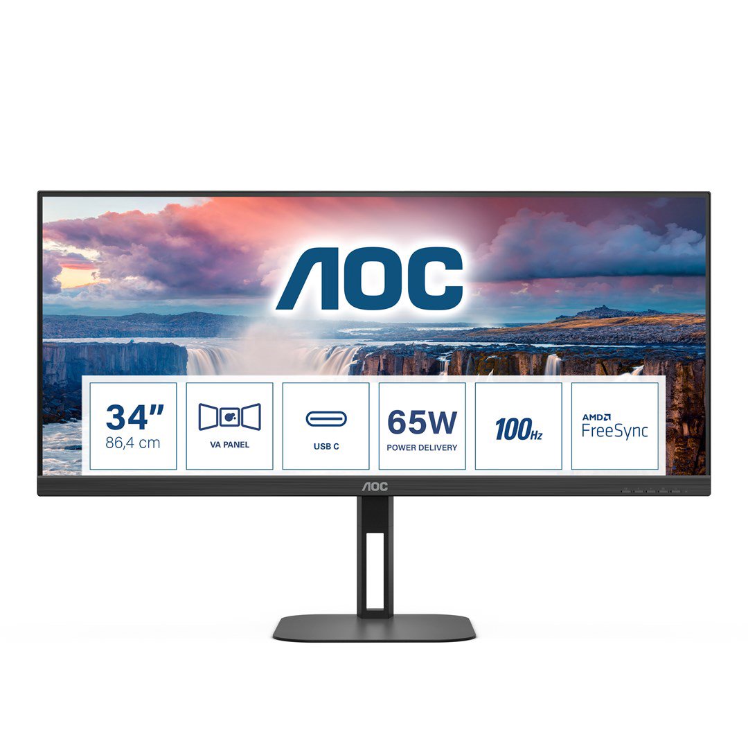 Monitorius AOC U34V5C/BK