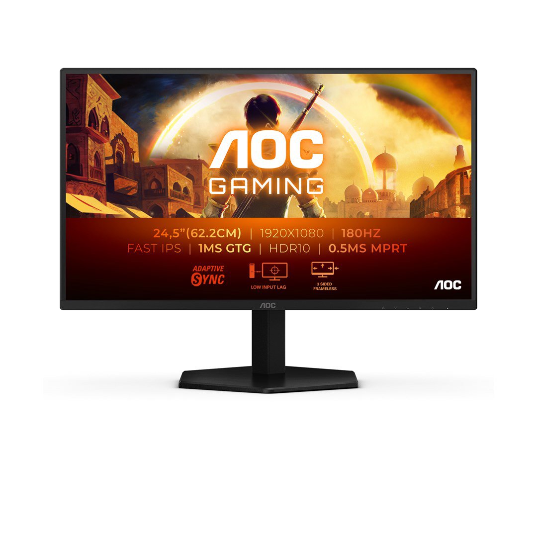 AOC G4 25G42E kompiuterio monitorius 62,2 cm (24.5") 1920 x 1080 pikseliai „Full HD“ LED Juoda