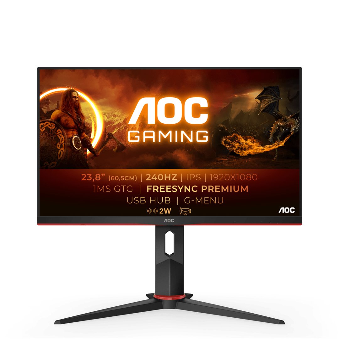 Monitorius AOC 24G2ZU/BK