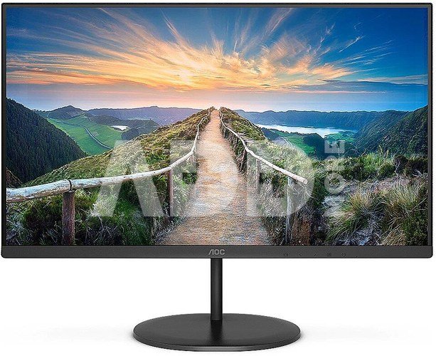 LCD Monitor|AOC|Q24V4EA|23.8"|Panel IPS|1920x1080|16:9|75Hz|Matte|4 ms|Speakers|Tilt|Colour Black|Q24V4EA