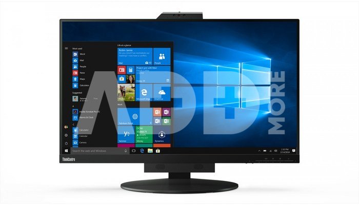 Lenovo Monitor ThinkCentre Tiny In One 27 27 ", IPS, QHD, 2560 x 1440, 16:9, 14 ms, 350 cd/m², Black