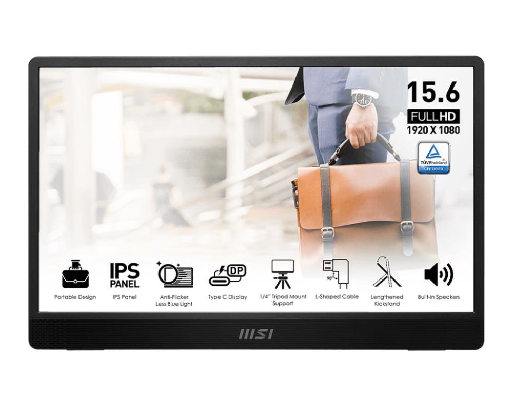 LCD Monitor|MSI|PRO MP161 E2U|15.6"|Business|Panel IPS|1920x1080|16