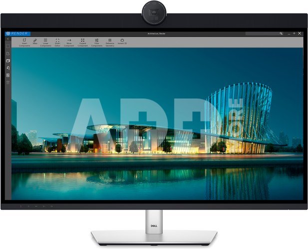 Dell LCD UltraSharp Monitor U3224KBA 32 ", IPS, 6K, 6144 x 3456, 16:9, 5 ms, 450 cd/m², Silver/Black, HDMI ports quantity 1, 60 Hz