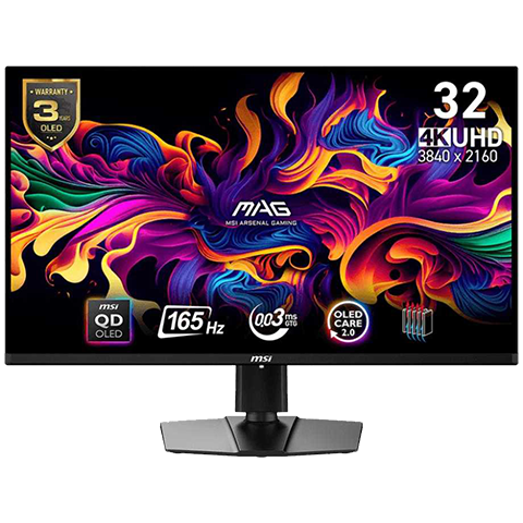 31.5" QD-OLED monitorius