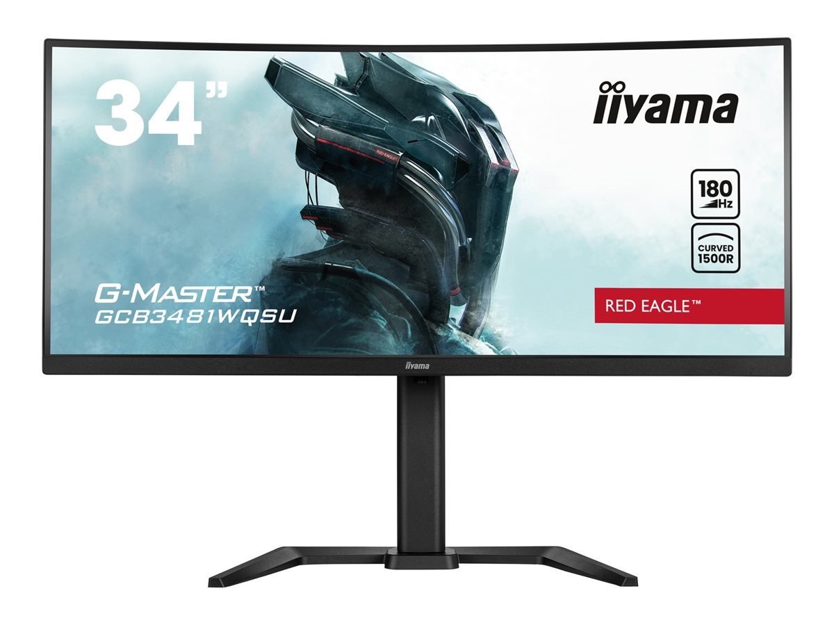 IIYAMA GCB3481WQSU-B1 G-Master Red Eagle 34inch UW VA Curved 1500R UWQHD