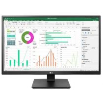 LCD Monitor|LG|27"|4K|Panel IPS|3840x2160|16:9|75Hz|Matte|5 ms|Speakers|Pivot|Height adjustable|Tilt|Colour Black|27BN55UP-B Monitorius