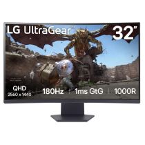 LCD Monitor|LG|32GS60QC-B|32"|Gaming/ Curved|Panel VA|2560x1440|16:9|180 Hz|Matte|1 ms|Tilt|32GS60QC-B Monitorius
