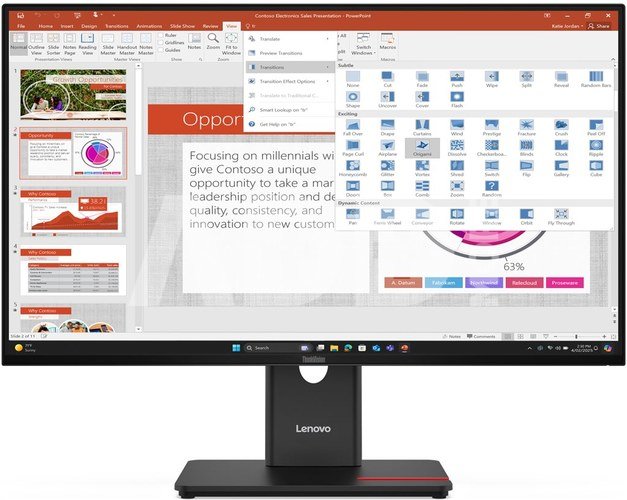 Lenovo ThinkVision T27-40 27 1920x1080/16:9/USB-C/3Y Warranty