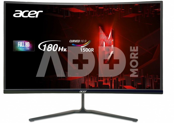 Acer Monitor 27 inches Nitro ED270RS3bmiipx Curved/180Hz/1ms/HDMIx2/DP/ 1500R/ SPEAKERS
