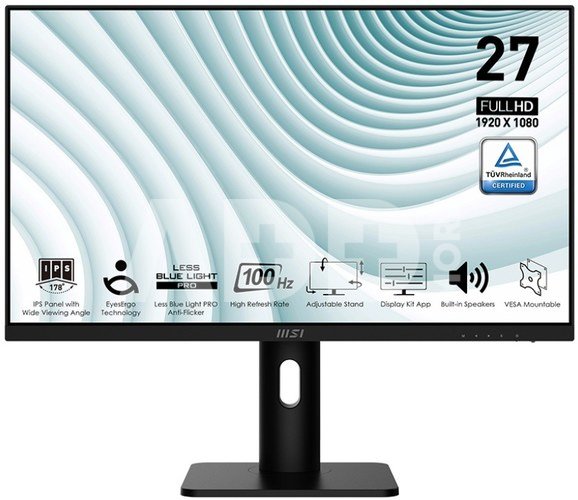 MSI Monitor 27 inches PRO MP273AP LED/FHD/Flat/100Hz/black