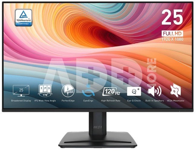 MSI Monitor PRO MP251 E2 24.5 cala LED/FHD/Flat/120Hz/Black