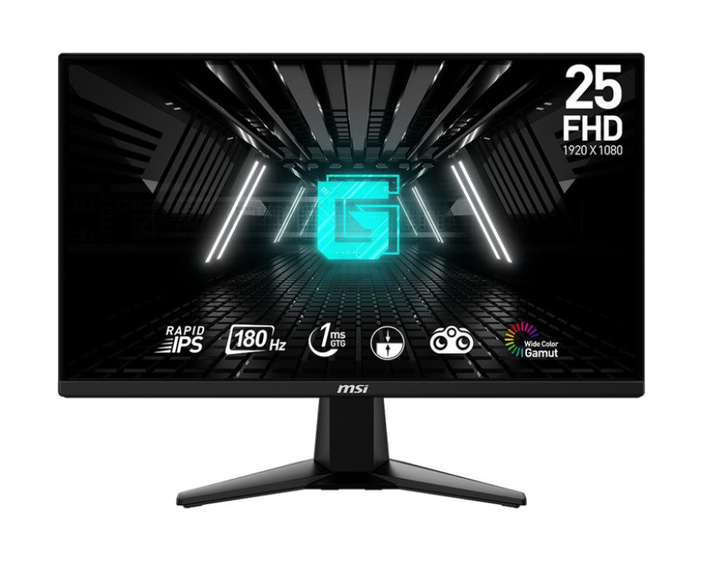 MSI G255F kompiuterio monitorius 62,2 cm (24.5") 1920 x 1080 pikseliai „Full HD“ LCD Juoda