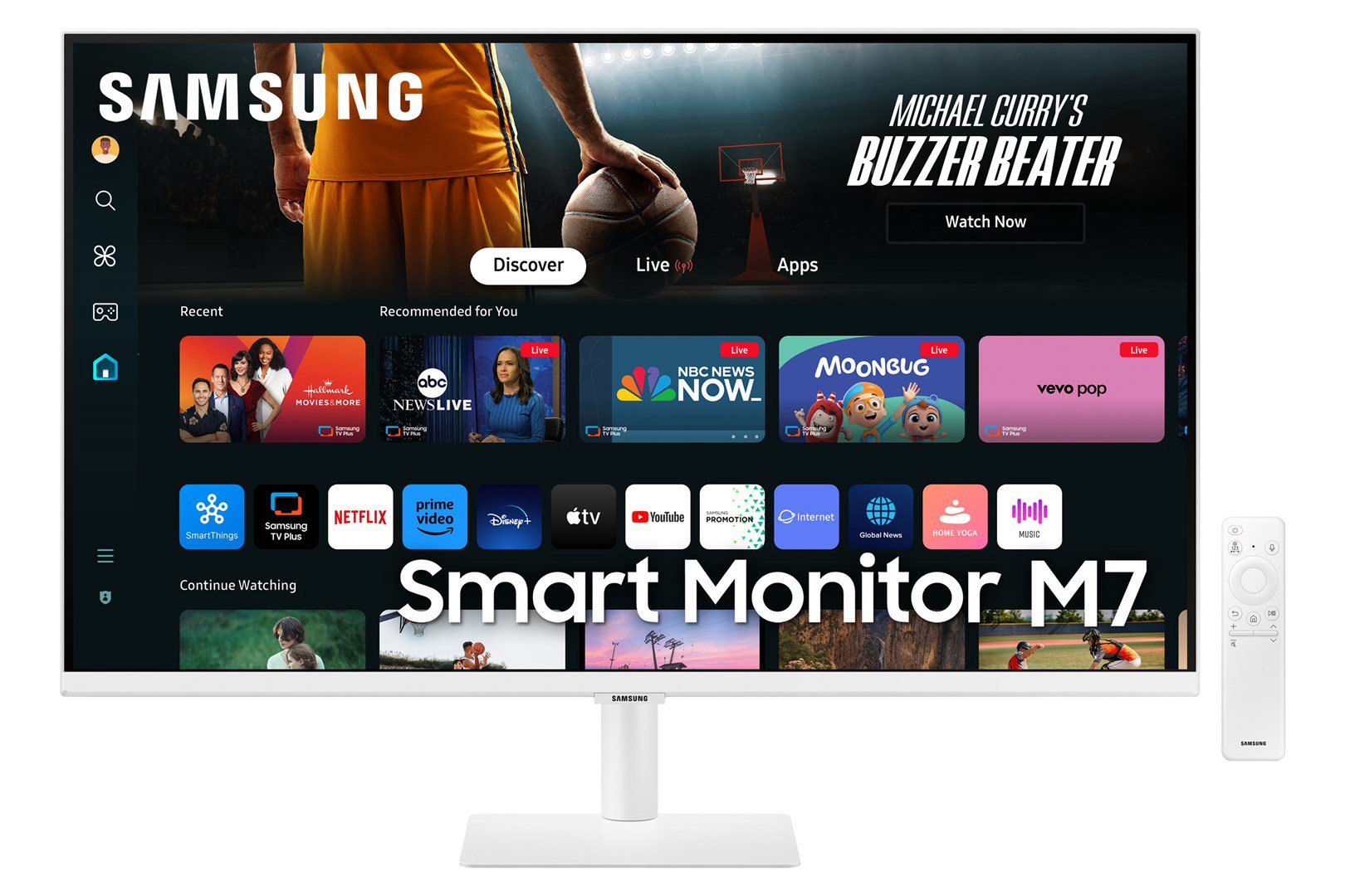Samsung M70D kompiuterio monitorius 81,3 cm (32") 3840 x 2160 pikseliai 4K Ultra HD LED Juoda